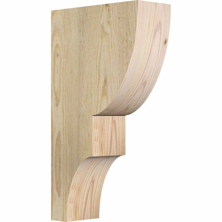 Ekena Millwork Ridgewood Rough Sawn Corbel, Douglas Fir, 4"W x 10"D x 18"H COR04X10X18RID00RDF